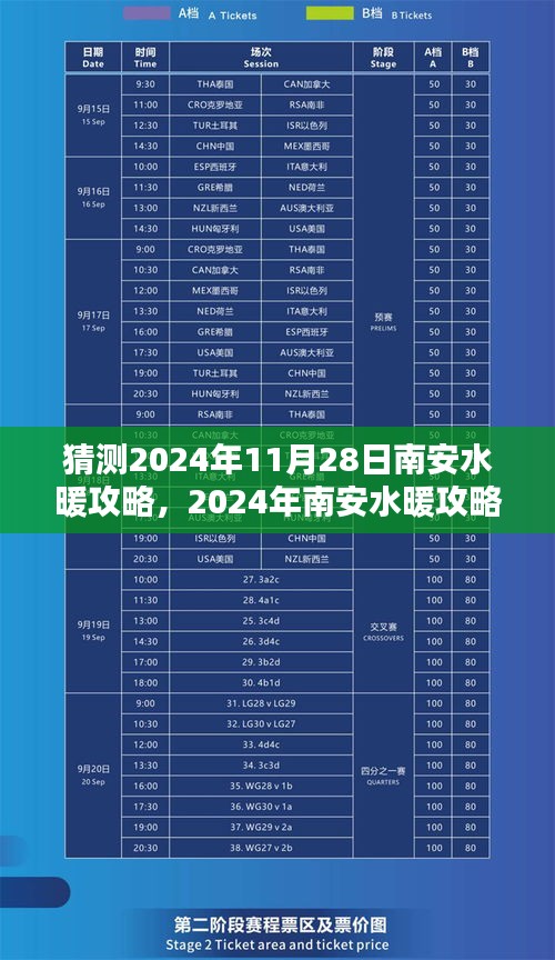 新手進(jìn)階指南，預(yù)測南安水暖攻略在2024年11月28日的實(shí)用指南