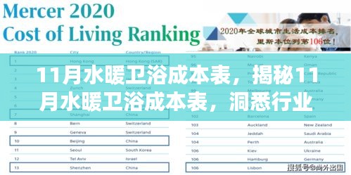 揭秘11月水暖衛(wèi)浴成本表，洞悉行業(yè)成本與趨勢(shì)走向分析