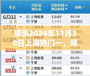 2024年11月30日上海熱門(mén)趨勢(shì)展望，預(yù)測(cè)未來(lái)的熱門(mén)行業(yè)與動(dòng)態(tài)