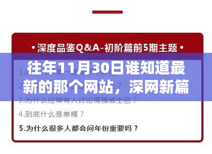 揭秘深網(wǎng)新篇，十一月三十日時代印記網(wǎng)站回顧