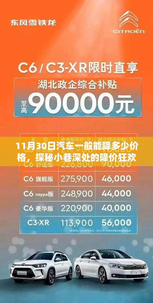 探秘11月30日汽車降價(jià)狂歡，小巷深處的價(jià)格大揭秘！