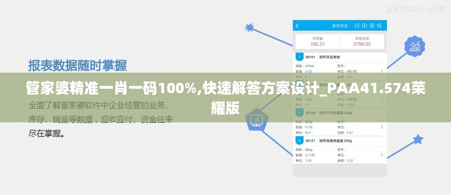 管家婆精準(zhǔn)一肖一碼100%,快速解答方案設(shè)計(jì)_PAA41.574榮耀版