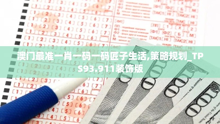 澳門最準(zhǔn)一肖一碼一碼匠子生活,策略規(guī)劃_TPS93.911裝飾版