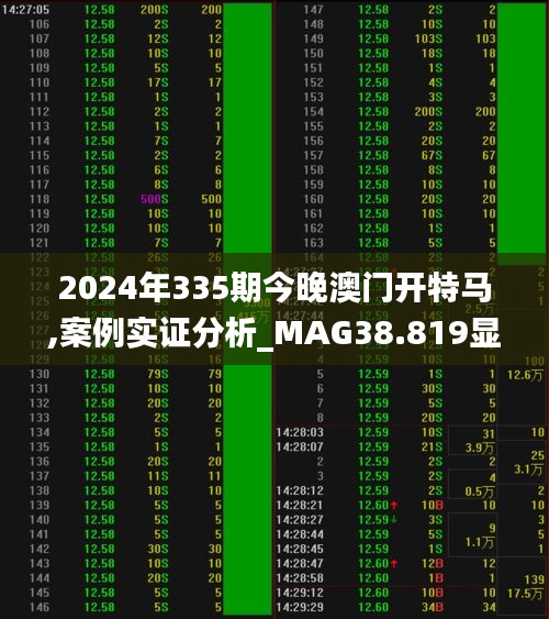 2024年335期今晚澳門(mén)開(kāi)特馬,案例實(shí)證分析_MAG38.819顯示版