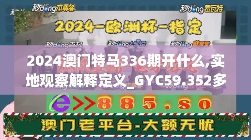 2024澳門特馬336期開什么,實(shí)地觀察解釋定義_GYC59.352多元文化版