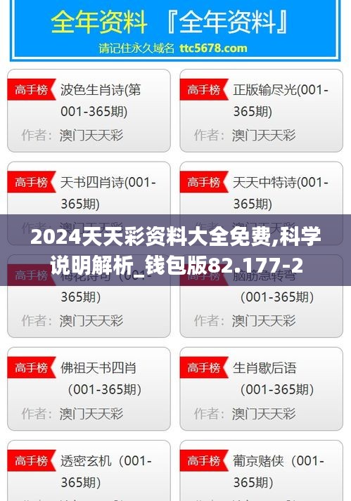 2024天天彩資料大全免費,科學說明解析_錢包版82.177-2