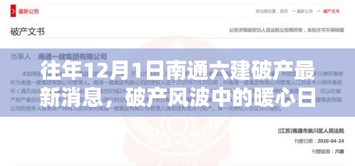 南通六建破產(chǎn)風(fēng)波中的暖心日常，友情力量閃耀時刻