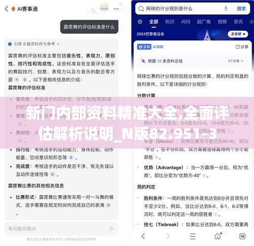 新門(mén)內(nèi)部資料精準(zhǔn)大全,全面評(píng)估解析說(shuō)明_N版82.951-3