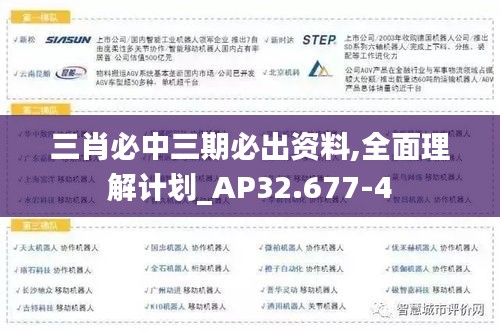 三肖必中三期必出資料,全面理解計(jì)劃_AP32.677-4
