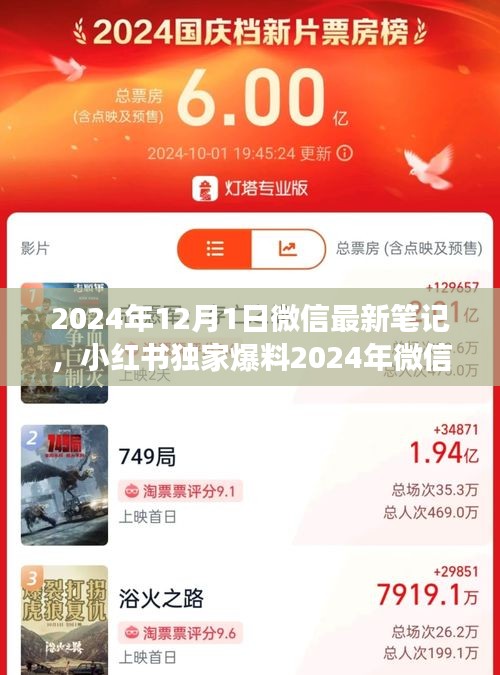 獨(dú)家爆料，小紅書揭秘微信全新升級(jí)功能，2024年最新筆記功能大解析