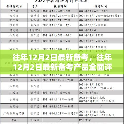 往年12月2日備考產(chǎn)品全面評(píng)測(cè)與介紹，最新備考資料解析