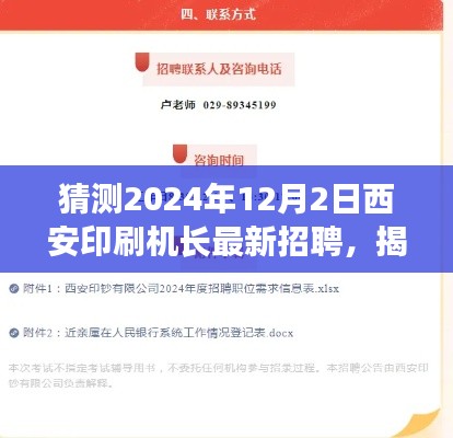 揭秘！西安印刷機(jī)長(zhǎng)招聘新動(dòng)向，預(yù)測(cè)2024年最新招聘動(dòng)態(tài)及準(zhǔn)備指南