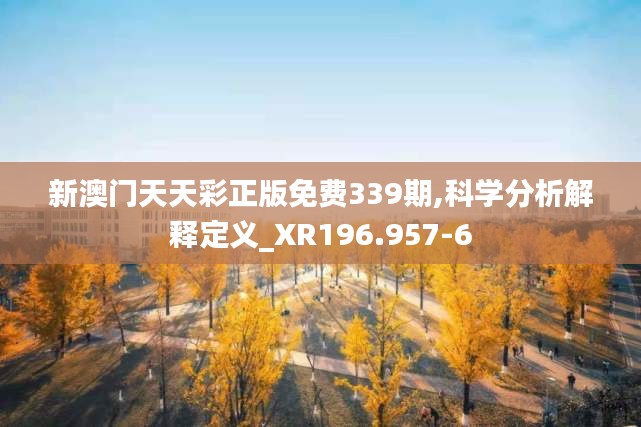 新澳門天天彩正版免費(fèi)339期,科學(xué)分析解釋定義_XR196.957-6