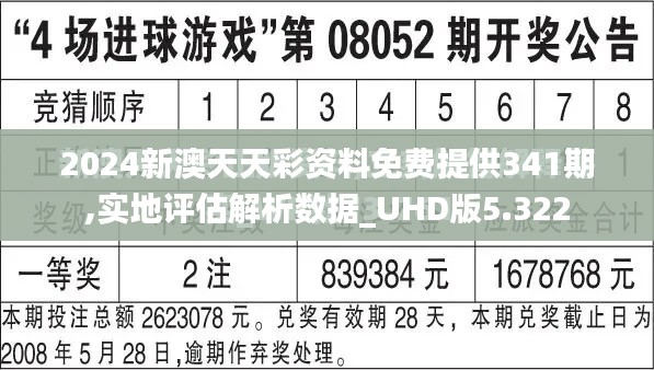 2024新澳天天彩資料免費(fèi)提供341期,實地評估解析數(shù)據(jù)_UHD版5.322
