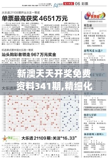 新澳天天開獎免費資料341期,精細化方案實施_LT8.301