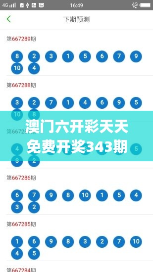 澳門六開彩天天免費(fèi)開獎(jiǎng)343期,未來規(guī)劃解析說明_9DM7.443