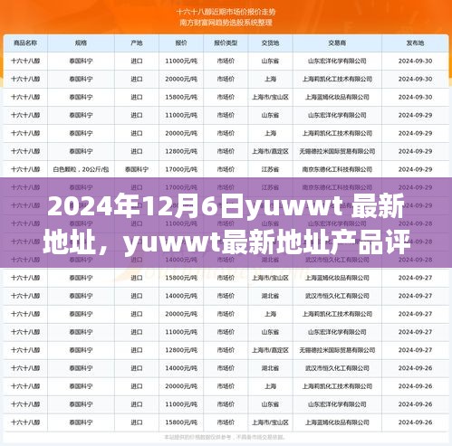 深度解析，yuwwt最新地址產(chǎn)品體驗、對比與用戶需求洞察報告