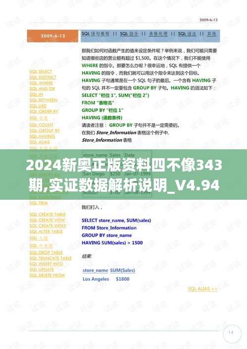 2024新奧正版資料四不像343期,實(shí)證數(shù)據(jù)解析說明_V4.948