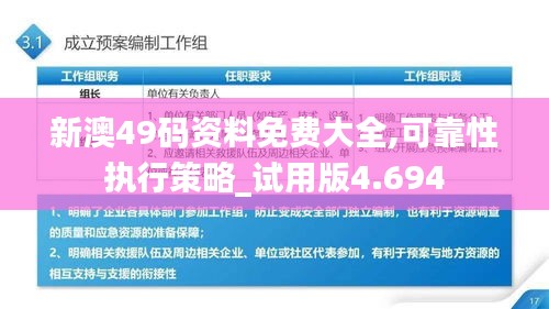 新澳49碼資料免費(fèi)大全,可靠性執(zhí)行策略_試用版4.694