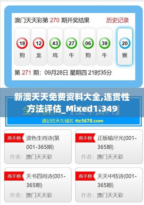 新澳天天免費(fèi)資料大全,連貫性方法評(píng)估_Mixed1.349