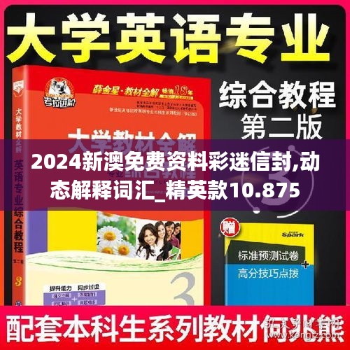 2024新澳免費資料彩迷信封,動態(tài)解釋詞匯_精英款10.875