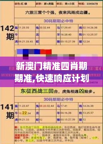新澳門精準四肖期期準,快速響應(yīng)計劃解析_V23.939