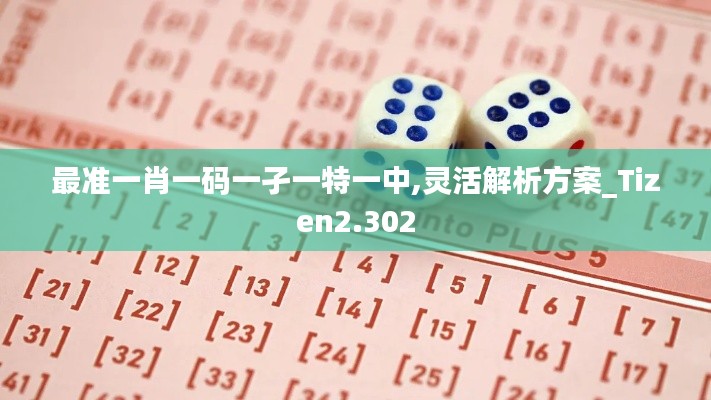 最準(zhǔn)一肖一碼一孑一特一中,靈活解析方案_Tizen2.302