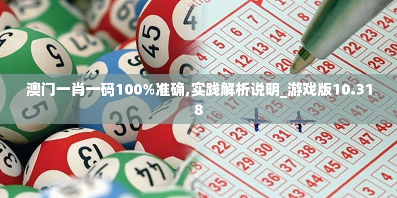 澳門一肖一碼100%準確,實踐解析說明_游戲版10.318