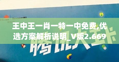 王中王一肖一特一中免費,優(yōu)選方案解析說明_V版2.669