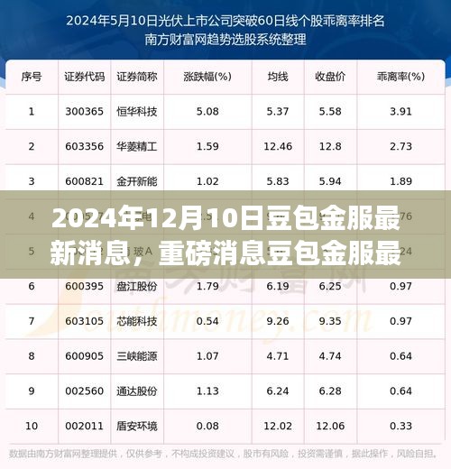 豆包金服最新動態(tài)揭秘，深度解讀與未來展望（2024年12月版）