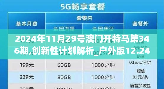 2024年11月29號澳門開特馬第346期,創(chuàng)新性計劃解析_戶外版12.244
