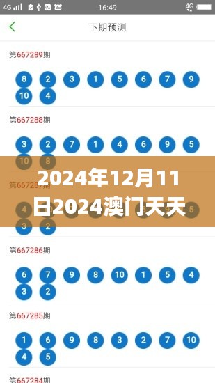 2024年12月11日2024澳門天天開好彩大全開獎(jiǎng)結(jié)果,前沿分析解析_Premium6.914