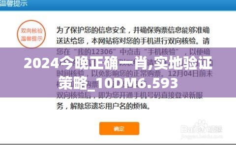 2024今晚正確一肖,實地驗證策略_10DM6.593