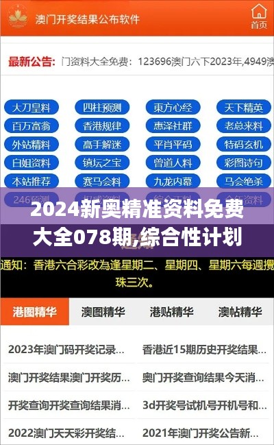 2024新奧精準(zhǔn)資料免費大全078期,綜合性計劃評估_10DM14.836