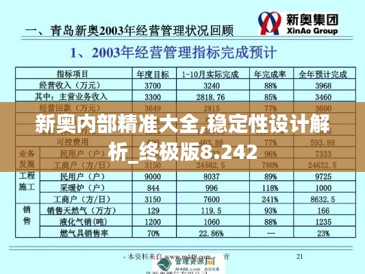 新奧內(nèi)部精準大全,穩(wěn)定性設計解析_終極版8.242