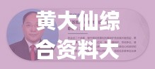 黃大仙綜合資料大全精準大仙,精細化說明解析_6DM7.942