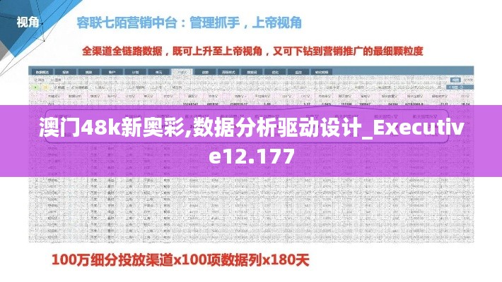 澳門48k新奧彩,數(shù)據(jù)分析驅(qū)動設計_Executive12.177