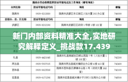 新門內部資料精準大全,實地研究解釋定義_挑戰(zhàn)款17.439