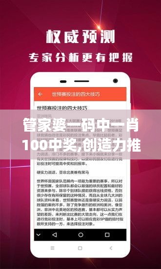 管家婆一碼中一肖100中獎,創(chuàng)造力推廣策略_終極版9.992