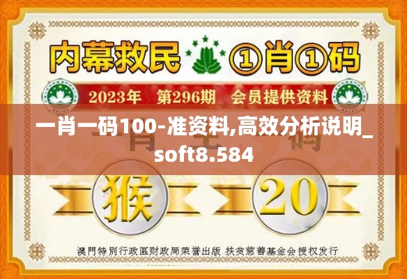 一肖一碼100-準(zhǔn)資料,高效分析說明_soft8.584