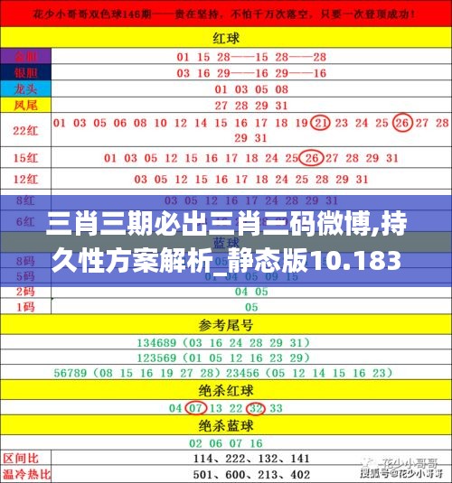 三肖三期必出三肖三碼微博,持久性方案解析_靜態(tài)版10.183