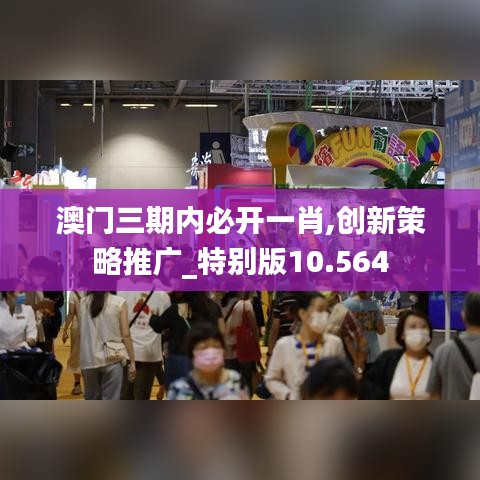 澳門三期內(nèi)必開一肖,創(chuàng)新策略推廣_特別版10.564