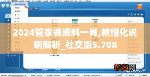 2024管家婆資料一肖,精細(xì)化說明解析_社交版5.708
