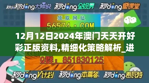 12月12日2024年澳門(mén)天天開(kāi)好彩正版資料,精細(xì)化策略解析_進(jìn)階版3.683