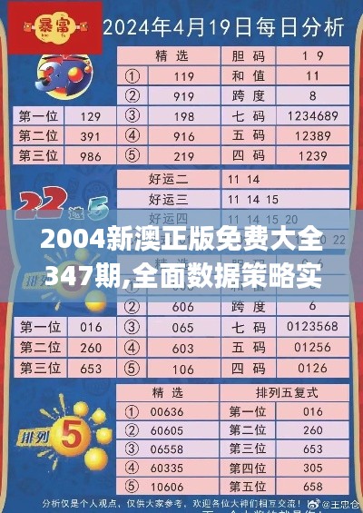 2004新澳正版免費大全347期,全面數(shù)據(jù)策略實施_Nexus7.488