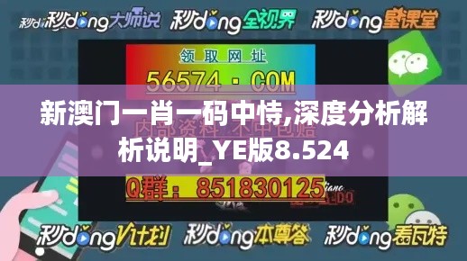 新澳門一肖一碼中恃,深度分析解析說明_YE版8.524