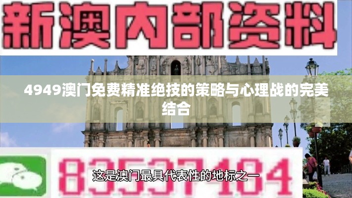 4949澳門免費精準(zhǔn)絕技的策略與心理戰(zhàn)的完美結(jié)合