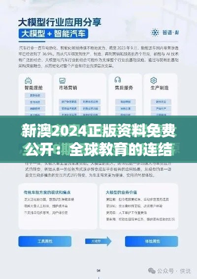 新澳2024正版資料免費公開：全球教育的連結(jié)
