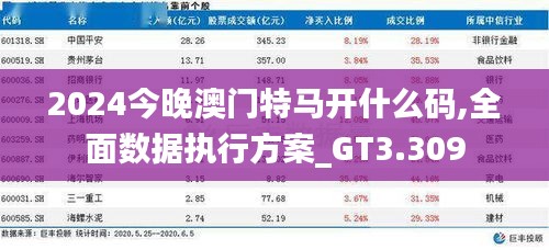 2024今晚澳門特馬開什么碼,全面數(shù)據(jù)執(zhí)行方案_GT3.309
