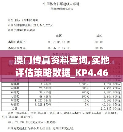 澳門傳真資料查詢,實地評估策略數(shù)據_KP4.464